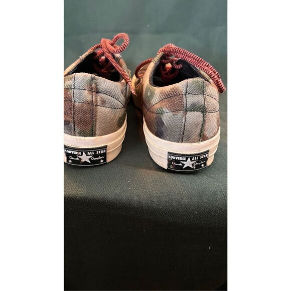 CONVERSE ONE STAR 74 CAMO BLACK EGRET SNEAKERS 152665C US SZ 8 DUST BAG - Picture 5 of 12